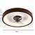 preiswerte Deckenventilator-Leuchten-50 cm LED-Deckenventilator Licht Deckenventilator Metall lackiert moderne 220-240V