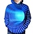 billige drenges 3d hættetrøjer og sweatshirts-Børn Drenge Nytår Hættetrøje og sweatshirt Langærmet Regnbue 3D-udskrivning Patchwork Geometrisk 3D Trykt mønster Aktiv Gade
