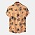 cheap Men&#039;s Hawaiian Shirt-Men&#039;s Shirt Summer Hawaiian Shirt Graphic Shirt Graphic Prints Classic Collar Pink Rainbow Orange Brown White 3D Print Casual Daily Short Sleeve Print Clothing Apparel Fashion Designer Casual Hawaiian