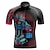 cheap Cycling Jerseys-21Grams® Men&#039;s Short Sleeve Cycling Jersey Animal Bike Top Mountain Bike MTB Road Bike Cycling Black Green Yellow Spandex Polyester Breathable Quick Dry Moisture Wicking Sports Clothing Apparel