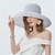 Χαμηλού Κόστους Καπέλα για Πάρτι-Καπέλα Πολυεστέρας Ψάθινο καπέλο Καπέλο ηλίου Causal Παραλία Αντιηλιακή Προστασία Με Καθαρό Χρώμα Ακουστικό Καπέλα