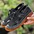cheap Footwear &amp; Accessories-Men&#039;s Hiking Shoes Walking Shoes Walking Sandals Shock Absorption Breathable Wearable Lightweight Camping / Hiking Fishing Hiking Sandals Breathable Mesh Summer Black Brown / Climbing / Round Toe