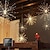 olcso LED szalagfények-napfény lámpák kültéri csillagfény lámpák led tűzijáték csokor szabadtéri napkert kerti lámpák 40 ág 200 lógó seprű rézdrót lámpa szabadtéri party fesztivál karácsonyi vízálló