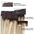 cheap Clip in Hair Extensions-Halo Human Hair Extension Ombre Blonde with Beige Blonde Halo Hair Extensions Real Human Hair 10-26 Inch 100g Blonde Bayalage to Brown Real Human Hair Extensions