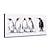 levne Zvířecí malby-olejomalba 100% ručně malovaná nástěnná malba na plátně horizontální abstraktní tučňáci zvířata moderní bytové dekorace výzdoba rolované plátno bez rámu nenatažené