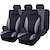 זול כיסויי למושבים לרכב-Starfire 9 יחידות קו רוכב כיסוי מושב רכב אוניברסלי 100% נושם עם ספוג מרוכב 5 מ&quot;מ בתוך 7 צבעים אופציונלי