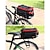 Недорогие Велосумки на багажник-13-литровая сумка для багажника велосипеда с дождевиком Сумка для багажника на заднюю часть велосипеда Выдвижные седельные сумки большой емкости Водонепроницаемый багажник на заднюю полку для велосипеда Идеально подходит для езды на велосипеде, путешестви