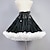 abordables Costumes vintage et anciens-1950s Lolita Cosplay Jupon Tutu Sous jupe Crinoline Mi-long Fille gothique Femme Mascarade Utilisation Soirée Jupes