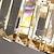 tanie Żyrandole-60 cm unikalny design kryształowy żyrandol wisiorek światła led w stylu nordyckim nowoczesny salon jadalnia 220-240 v