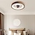 preiswerte Deckenventilator-Leuchten-50 cm LED-Deckenventilator Licht Deckenventilator Metall lackiert moderne 220-240V