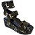 cheap Women&#039;s Sandals-Women&#039;s Sandals Plus Size Daily Solid Colored Summer Sparkling Glitter Flat Heel Round Toe Casual Walking Synthetics Loafer Black Yellow Red