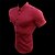 cheap Men&#039;s Casual Shirts-muscle men fitness short-sleeved lapel shirt elastic thin section solid color sports casual cardigan business non-iron shirt tide