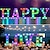 billige Indretnings- og natlamper-led bogstavlys skilt 26 bogstaver alfabet med fjernbetjening lys op bogstaver skilt farverigt til natlys bryllup/fødselsdagsfest batteridrevet julelampe hjemmebar