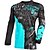cheap Cycling Jerseys-OUKU Men&#039;s Downhill Jersey Long Sleeve Mountain Bike MTB Road Bike Cycling Graphic Color Block Shirt Black Green Yellow Breathable Quick Dry Moisture Wicking Sports Clothing Apparel / Athleisure
