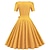 baratos Vestidos-Vestidos de Poá Anos 1950 Trajes de Grease Vestido de Coquetel Vestido Vestido Rockabilly Vestido Flare Vestido de Poá Decote Quadrado Vestido Fancy Feminino Natal Halloween Carnaval Férias Retorno