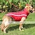 olcso Kutyaruházat-meleg gyapjú kutya télikabát vízálló kutyadzseki ruházat fényvisszaverő kutya hóruha közepes nagyméretű kutyáknak