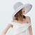 זול כובע מסיבות-כובעים פּוֹלִיאֶסטֶר כובע קש כובע שמש קזו&#039;אל חוף הגנה מפני השמש עם צבע טהור כיסוי ראש כיסוי ראש