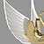 abordables Diseño cluster-Lámpara colgante de diseño de racimo de 60 cm, diseño de cisne led, estilo artístico de metal, galvanizada, contemporánea, moderna, 220-240v