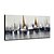 abordables Peintures paysages-peinture à l&#039;huile 100% fait main peint à la main art mural sur toile abstrait horizontal abstrait océan voilier paysage moderne décoration de la maison décor toile roulée pas de cadre non tendu
