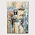 halpa Abstraktit taulut-Hang-Painted öljymaalaus Maalattu Vaakatasoinen panoraama Abstrakti Maisema Moderni Ilman Inner Frame  (ei kehystä)