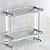 cheap Shower Caddy-Shower Caddy Floating Shelves With Towel Bar 1-3 Layers Premium SUS 304 Contemporary Stainless Steel 1pc Wall Mounted