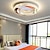 abordables Lámparas de araña-Lámpara led de techo de diseño único de 60 cm, candelabro de cristal cromado, sala de estar moderna, comedor, dormitorio, 220-240v