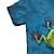 voordelige jongens 3d t-shirts-Jongens T-shirt Korte mouw T-shirt dier 3D-afdrukken Actief Sport Modieus Polyester Buiten Dagelijks Kinderen 3-12 jaar 3D-geprinte afbeelding Normale pasvorm Overhemd