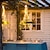 billige LED-stringlys-solcellestrenglys utendørs 10 tråder 2m 200lys vanntett blinkende stjerneklar fe gren kobber fossefall lys for hagegjerde tre fleksibel hage krans terrasse dekor belysning