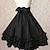 olcso Lolitaruhák-Lolita Édes Lolita vakációs ruha Hercegnő ruha Női Japán Cosplay jelmezek Fekete Tömör szín / Ruha