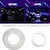 cheap LED String Lights-LED Car Interior Decorative Light Strip 16 Million Colors 5 in 1 with 236 inches RGB Flexible EL Wire By APP Control Automobile Atmosphere Lamp Neon Light Strip 1 Set