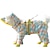 billige Hundetøj og tilbehør-sød kæledyrshund regnfrakke, regnjakke helkropsdækning med hat, reflekterende natlysstrimmel, dobbeltlags vandtæt regnjakke, bjørneform kæledyrshund hættekappe