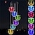 cheap Solar String Lights-Outdoor Waterproof LED Solar Wind Chime Light Star Elk Pumpkin Wishing Bottle Wind Chime Light 7 Color Changing Garden Light Balcony Country Terrace Outdoor Holiday Christmas Wedding Party Decoration