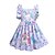 cheap Dresses-Kids Girls&#039; Dress Geometric Solid Colored Sleeveless Party Casual Carnival Active Cute Beautiful Polyester 2-8 Years Pink Blue Purple
