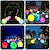 baratos Luzes Subaquáticas-2 peças luzes de piscina flutuante solar ao ar livre luz de jardim solar inflável luz de bola flutuante à prova d&#039;água mudança de cor lâmpada noturna led