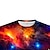 preiswerte 3D-T-Shirts für Jungen-Jungen 3D Galaxis T-Shirt Kurzarm 3D-Druck Sommer Frühling Aktiv Sport Modisch Polyester kinderkleidung 3-12 Jahre Outdoor Täglich Regular Fit