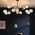 levne Lustry-115 cm lustr led krystal stropní světlo měď moderní jídelna obývací pokoj 220-240v