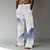 cheap Linen Pants-Men&#039;s Linen Pants Trousers 3D Print Elastic Drawstring Design Front Pocket Designer Fashion Big and Tall Casual Daily For Vacation Comfort Soft Dragon Graphic Prints Ink Painting Mid Waist 3D Print