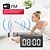 cheap Speakers-BT506F Bluetooth 5.0 Speaker Alarm Clock Night Light Multiple Play Modes LED Display 360° Surround Stereo Sound 1600mAh Battery Life