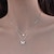 preiswerte Halsketten-Halsketten Kupfer Diamantimitate Damen Einfach Luxus Modisch Geometrisch Schmetterling Geometrische Form Modische Halsketten Für Hochzeit Strasse Täglich / Anhänger Halskette / Ketten
