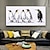 billige Dyremalerier-oliemaleri 100% håndlavet håndmalet vægkunst på lærred horisontal abstrakt pingviner dyr moderne boligindretning indretning rullet lærred uden ramme ustrakt