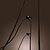 levne Sdružený design-10-ti světelná 120 cm LED závěsná žárovka lustr kovový cluster lakované povrchy vintage 110-120v 220-240v
