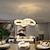 tanie Żyrandole-60 cm unikalny design kryształowy żyrandol wisiorek światła led w stylu nordyckim nowoczesny salon jadalnia 220-240 v