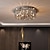 economico Lampadari-50 cm design unico lampadario led cristallo plafoniera vetro stile nordico soggiorno sala da pranzo 220-240 v