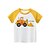 abordables T-shirts et chemises pour garçons-T-shirt Tee Enfants Garçon Bande dessinée Manche Courte Col ras du cou Coton Haut pour enfants Ecole du quotidien basique Eté Noir Jaune Rouge 2-8 ans