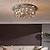 economico Lampadari-50 cm design unico lampadario led cristallo plafoniera vetro stile nordico soggiorno sala da pranzo 220-240 v