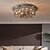 halpa Kristallikruunut-50 cm ainutlaatuinen design kattokruunu led kristalli kattovalo lasi pohjoismainen olohuone ruokasali 220-240v