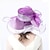 billiga Partyhatt-hattar Organza Bröllop Kentucky Derby Melbourne Cup Söt Stil Brudkläder Med Applikationsbroderi Hårbonad Huvudbonader