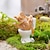 baratos Estátuas-Pequena série de banheiro animal ornamentos objetos decorativos resina moderna contemporânea para decoração de casa presentes 1 peça