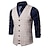 cheap Men&#039;s Vest-Men&#039;s Vest Waistcoat Wedding Daily Wear Going out Festival Business Basic Fall &amp; Winter Pocket Polyester Breathable Soft Comfortable Plaid Single Breasted V Neck Regular Fit Camel ash-colored Dark