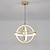 preiswerte Pendelleuchte-40 cm Kreis / Ring Design Pendelleuchte LED Metallkugel rund lackiert modern 220-240v